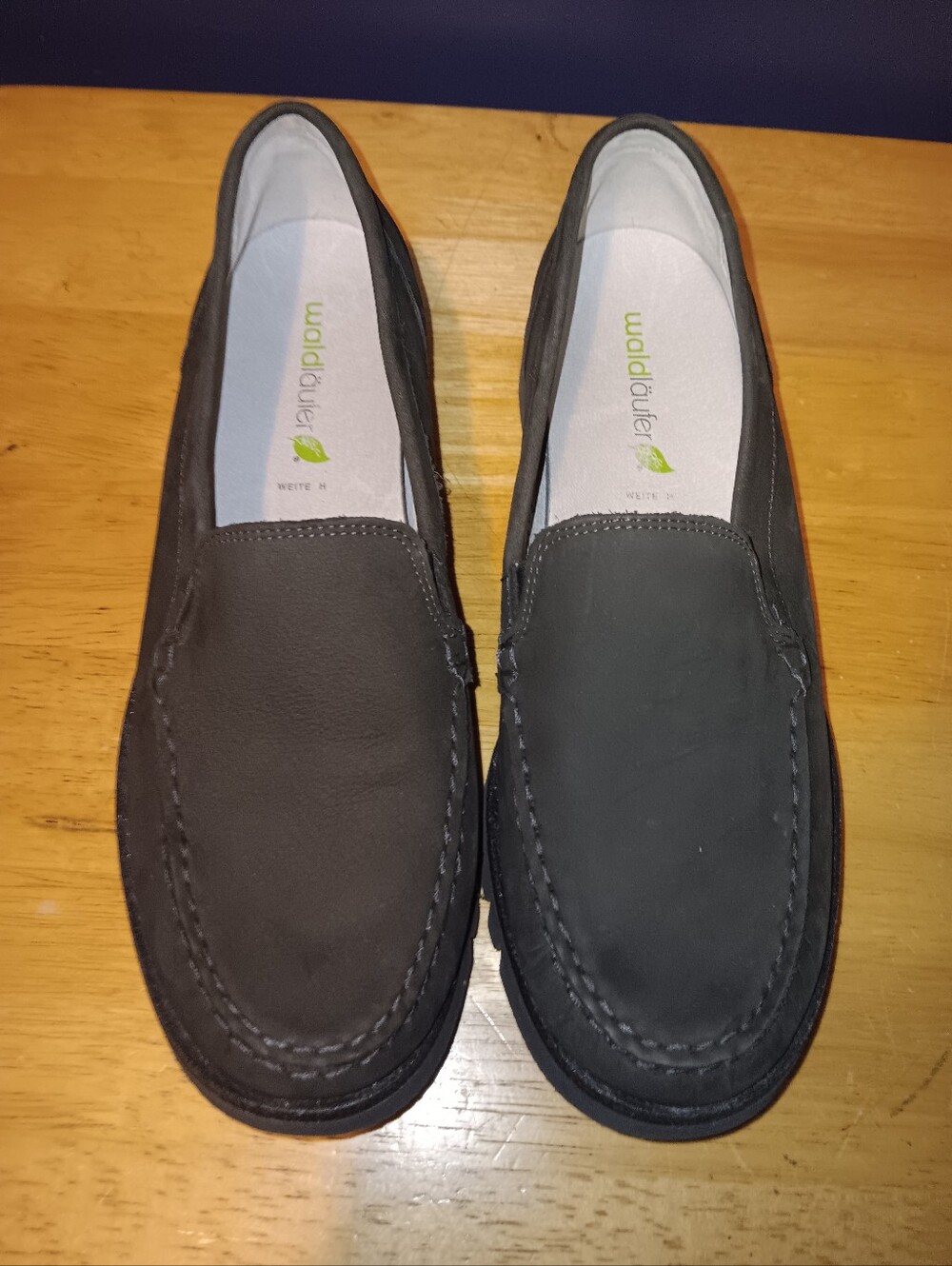 Waldläufer Men's Suede Slip-on Loafers Size 8